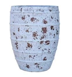 White Antik Stentøj Krukke